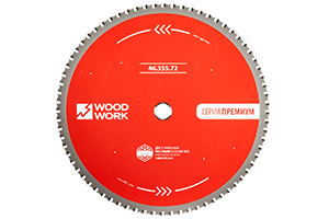Пильные диски по нержавеющей стали "сухой рез" Серия 46 Премиум Woodwork/Вудворк